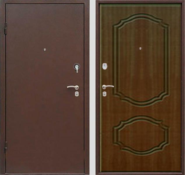Стальная дверь из гнутого профиля серии R1