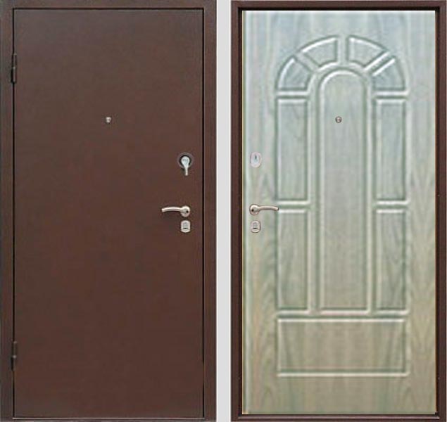 Стальная дверь из гнутого профиля серии R2